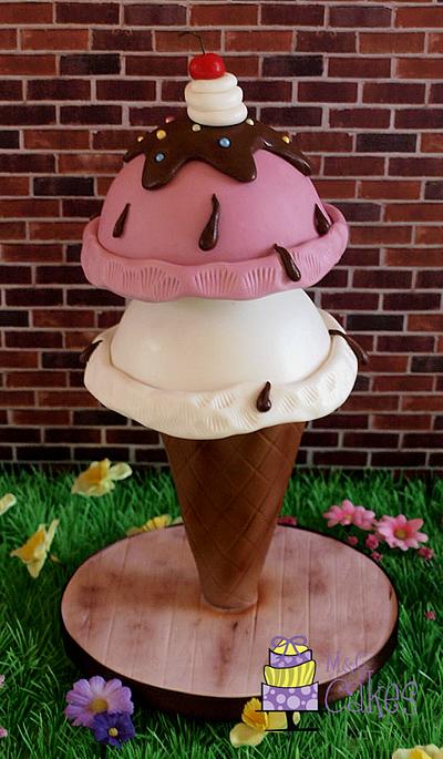 Scream for ice cream! - Cake by M&G Cakes