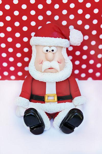 Jolly Old Santa topper (with tutorial!) - Cake by Kidacity