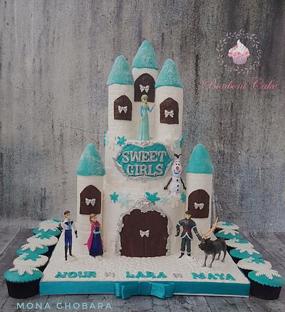 Frozen castle  - Cake by mona ghobara/Bonboni Cake