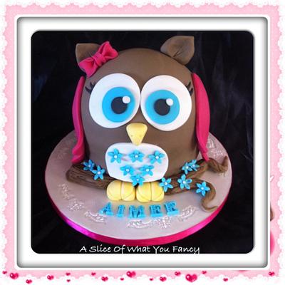 Owl :) - Cake by ASliceOfWhatYouFancy