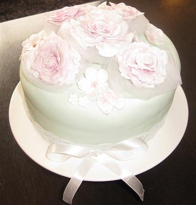 Vintage cake roses. - Cake by Sugar&Spice by NA