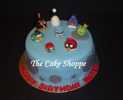 Angry Birds Space cake - Cake by THE CAKE SHOPPE
