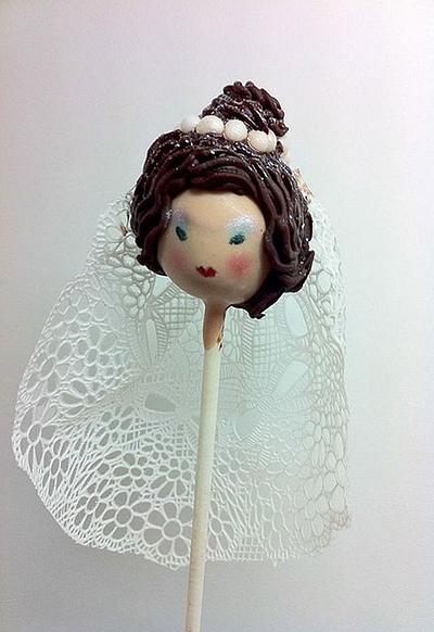 Bridal Cake Pops - Cake by Maria