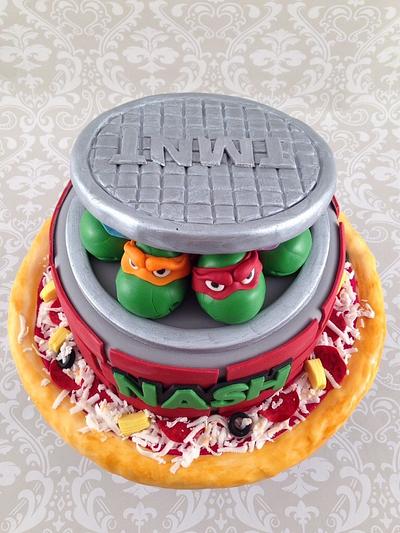 TMNT - Cake by Cakes by Malou