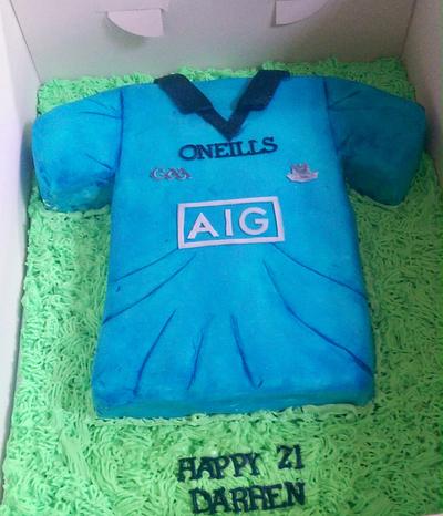 Dublin GAA Jersey - Cake by Victoria