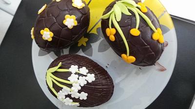 Easter Eggs - Cake by JudeCreations