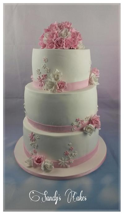Just Rosė and White - Cake by Sandy's Cakes - Torten mit Flair