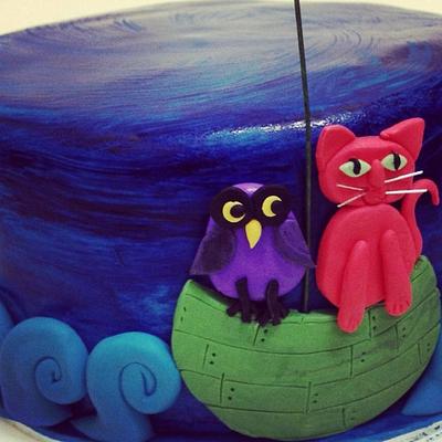 Owl and the Pussycat - Cake by Kathy Cope