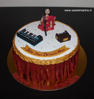 Cake for classical singer - Cake by Sweet Mantra Homemade Customized Cakes Pune