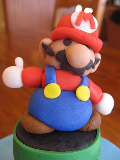 Mario Bros. Cake - Cake by Kendra
