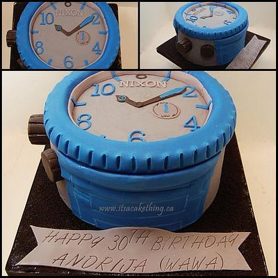 Mens Nixon Watch  - Cake by It's a Cake Thing 