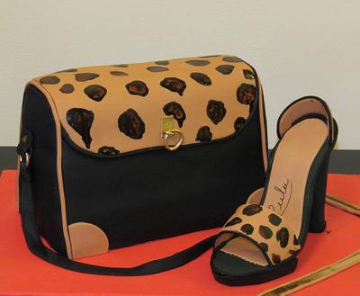 Bag & Shoe Cake - Cake by Maty Sweet's Designs