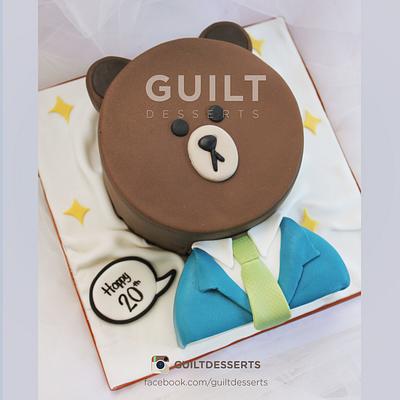 Line's Brown Cake - Cake by Guilt Desserts