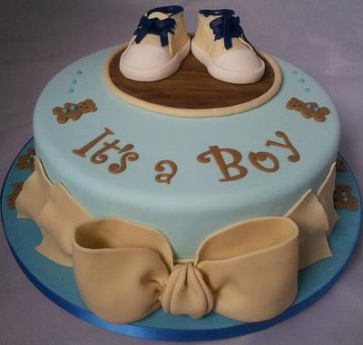 Baby Shoes - Cake by Jan