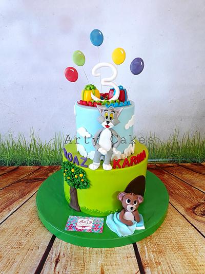 Tom & Jerry cake by Arty cakes  - Cake by Arty cakes