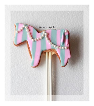Marie Antoinette bridal shower cookies pop - Cake by Mama Alpha