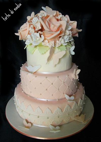 rose cake - Cake by tortedinadia