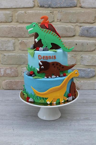 Dinosaur cake - Cake by Anse De Gijnst