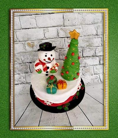 Christmas with Family and Friends - CPC Christmas Collaboration - Cake by Sophia Voulme