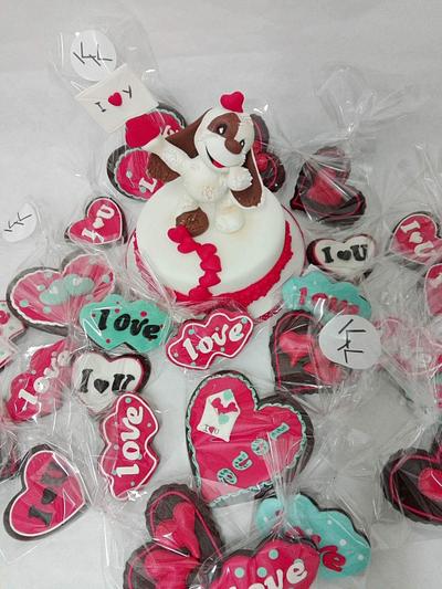 S.Valentine cookies - Cake by Donatella Bussacchetti