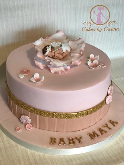 Baby in Bloom - Cake by  Cakes by Carina