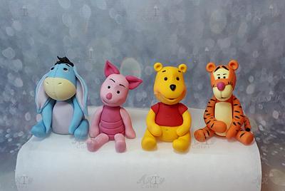 Winne the pooh gang by Arty cakes  - Cake by Arty cakes