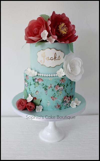 Vintage Flora - Cake by Sophia's Cake Boutique