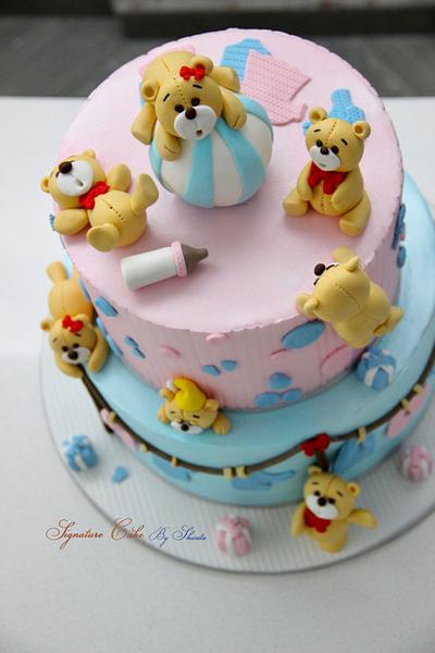 Baby shower cake !  - Cake by Signature Cake By Shweta