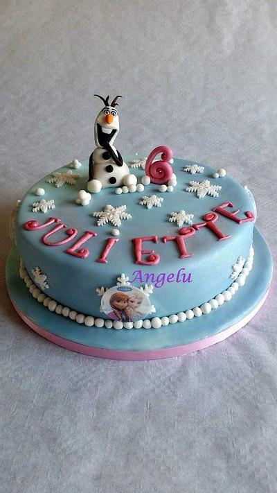 Olaf - Frozen cake - Cake by Angelu