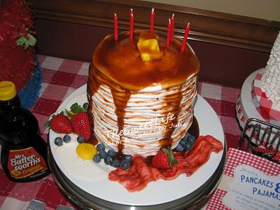 Pancakes, anyone? - Cake by Julie Tenlen