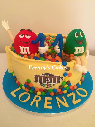 M&m's Cake  - Cake by Frency's Cakes