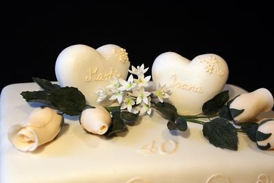 Anniversary cake - Cake by Gabriela