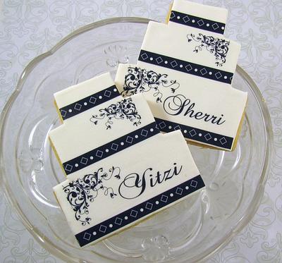 Wedding Cake Cookies - Cake by Cheryl