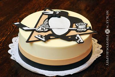 Pittsburgh Penguins Groom's Cake - Cake by Premier Pastry