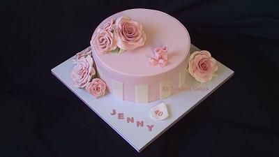 Roses Vintage Cake - Cake by K's fondant Cakes