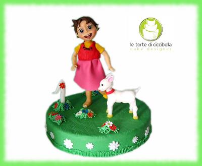 Cake Topper Heidi - Cake by Le Torte di Ciccibella