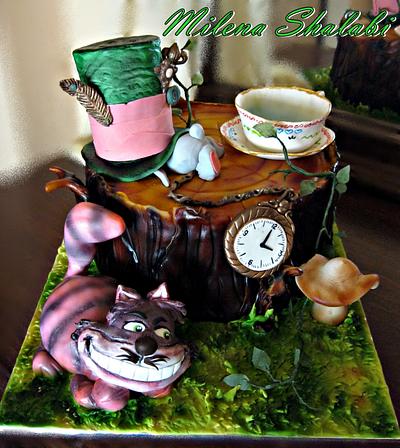 Alice in wonderland - Cake by Milena Shalabi