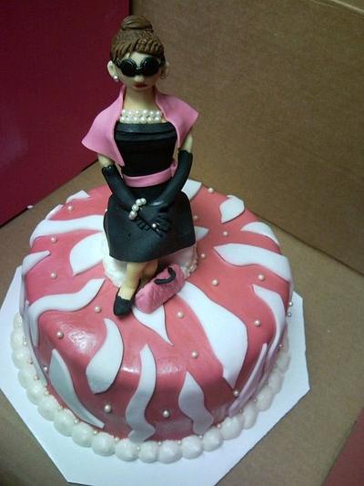 Audrey Hepburn Cake - Cake by lizscakes