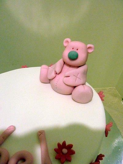 Teddy 1st cake - Cake by The cake shop at highland reserve