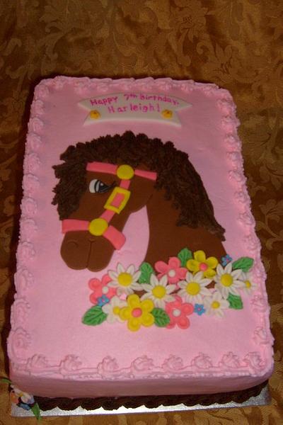 Harleigh's Horse - Cake by Pamela
