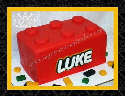 Lego brick cake - Cake by Occasional Cakes
