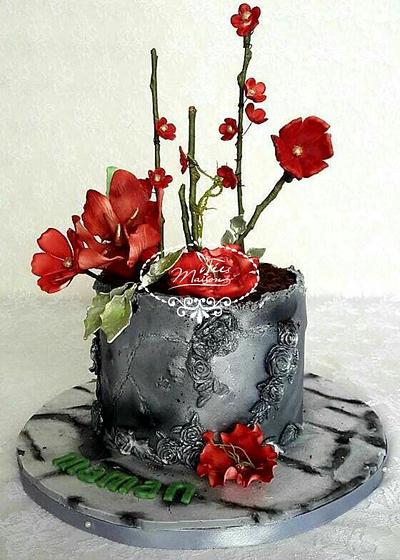 Flower pot cake - Cake by Fées Maison (AHMADI)