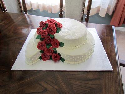 Wedding cake - Cake by Angiescakes