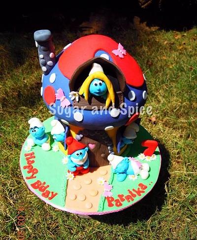 Smurfs cake - Cake by Sugar and Spice
