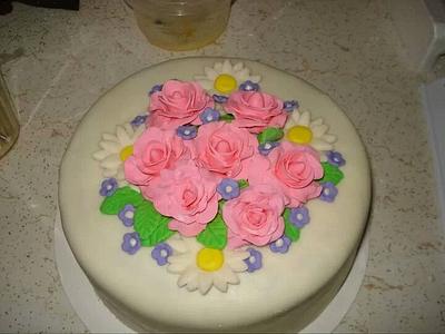 flower cake - Cake by Chris Phillippe