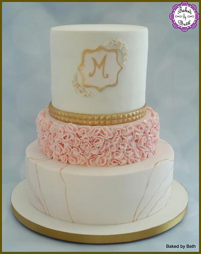 A Touch of Gold - Cake by BakedbyBeth