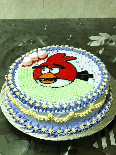 Angry Bird Cake - Cake by Joycelyn