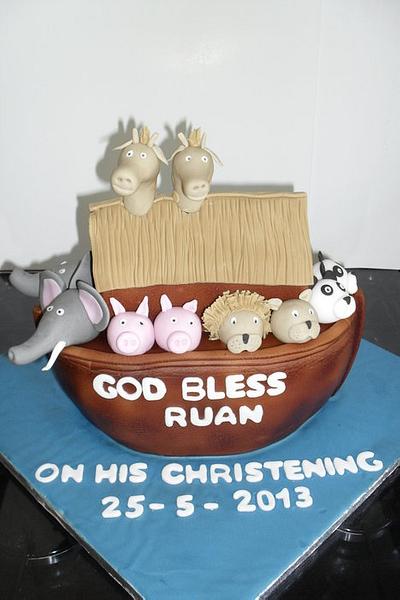 Ark Christening cake - Cake by David Mason