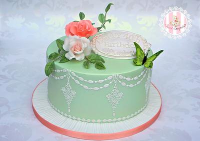 Pretty Cake for Douha - Cake by Sweet Surprizes 