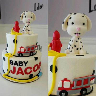 Little Fireman - Cake by LadyCakes